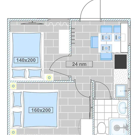 Holiday home Topart Apartman B Little House Balatonfenyves